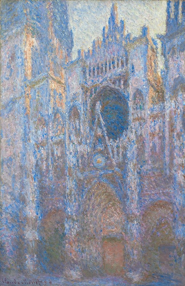 Rouen Cathedral, West Façade art print by Claude Monet for $57.95 CAD