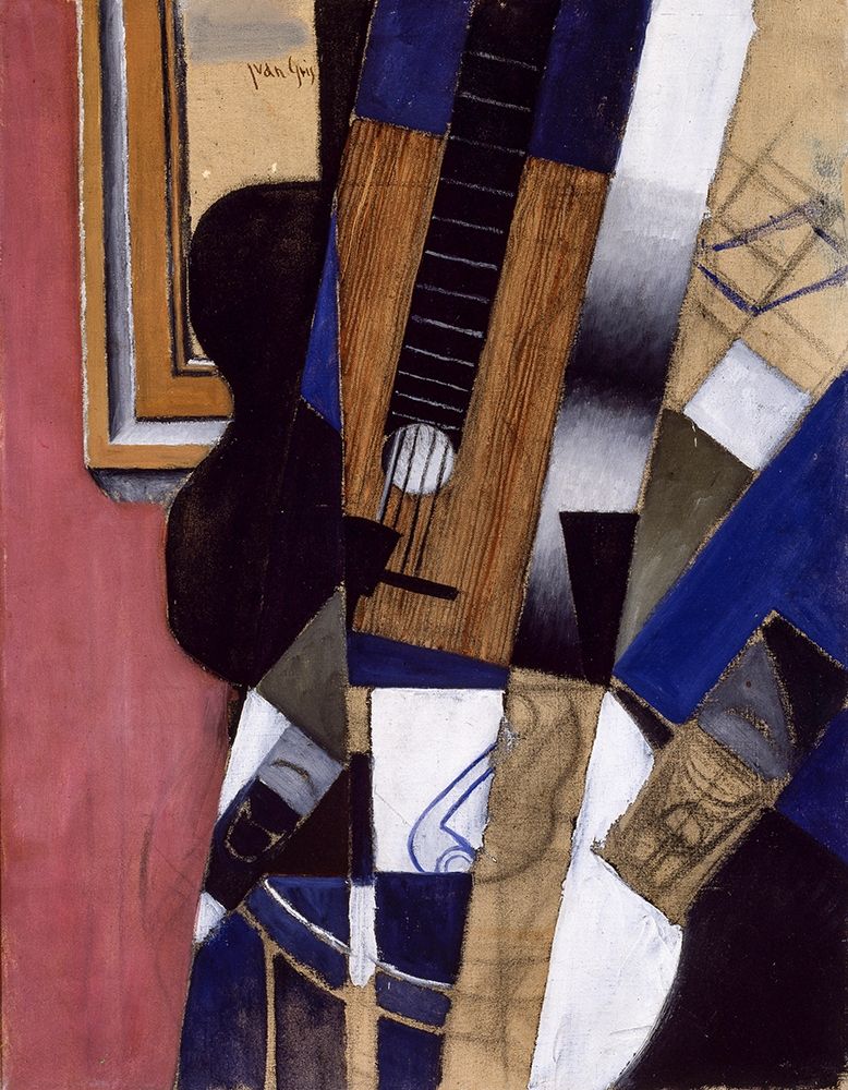 Guitar and Pipe art print by Juan Gris for $57.95 CAD