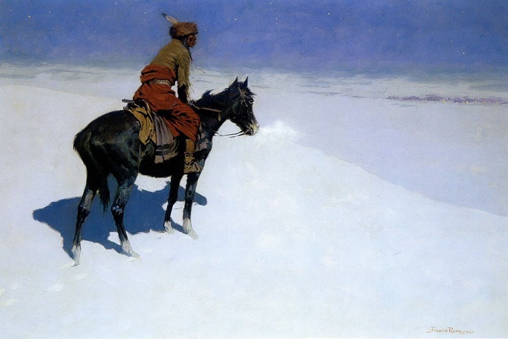 The Scout, Friends or Foes art print by Frederic Remington for $57.95 CAD