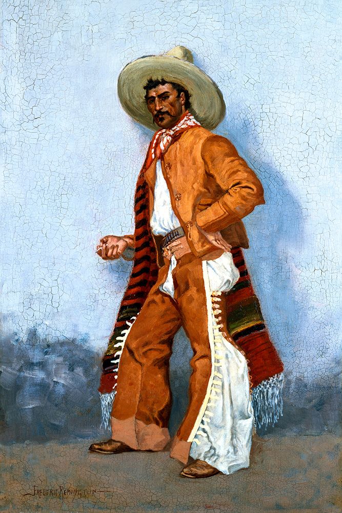 A Vaquero Blue art print by Frederic Remington for $57.95 CAD
