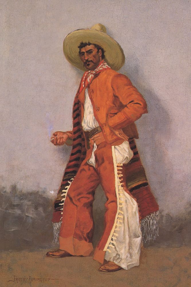 A Vaquero Red art print by Frederic Remington for $57.95 CAD