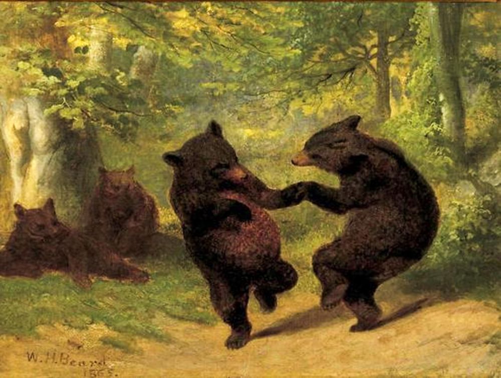 Dancing Bears art print by William Holbrook Beard for $57.95 CAD