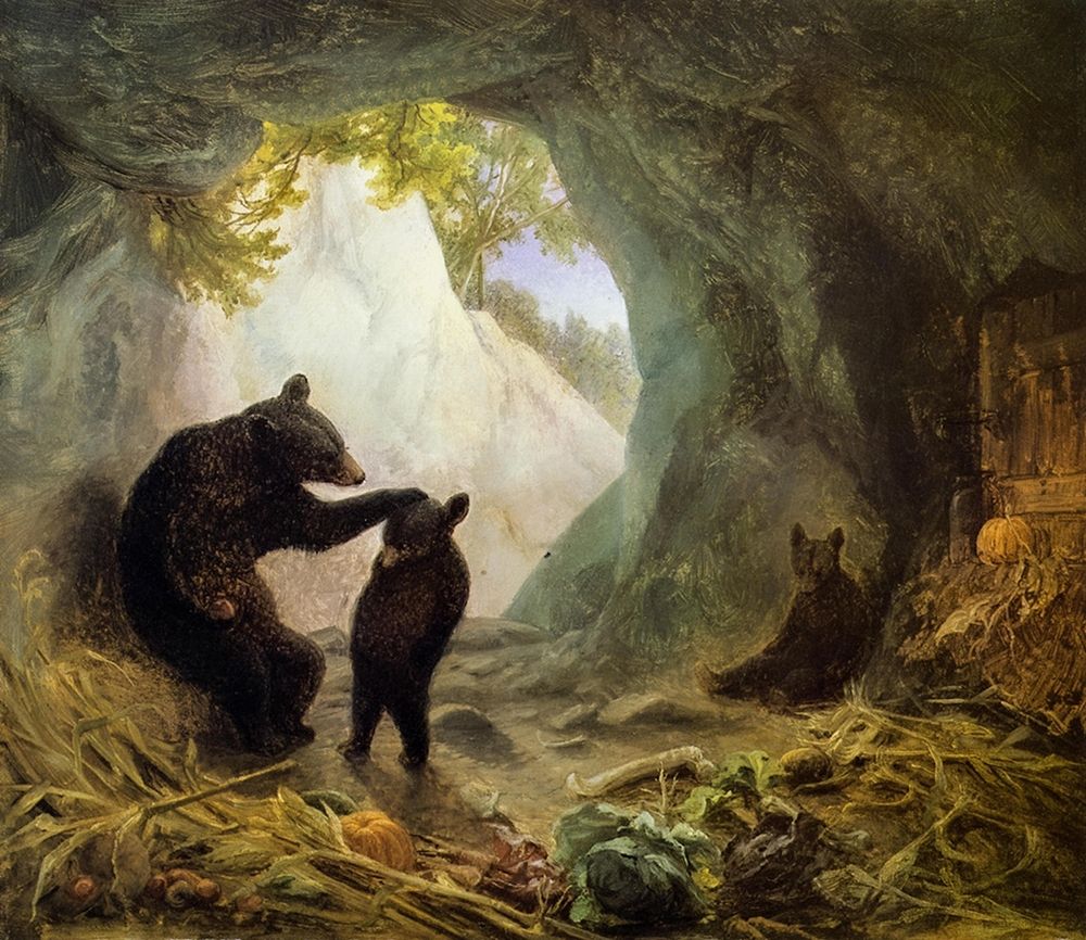 Bear and Cubs art print by William Holbrook Beard for $57.95 CAD