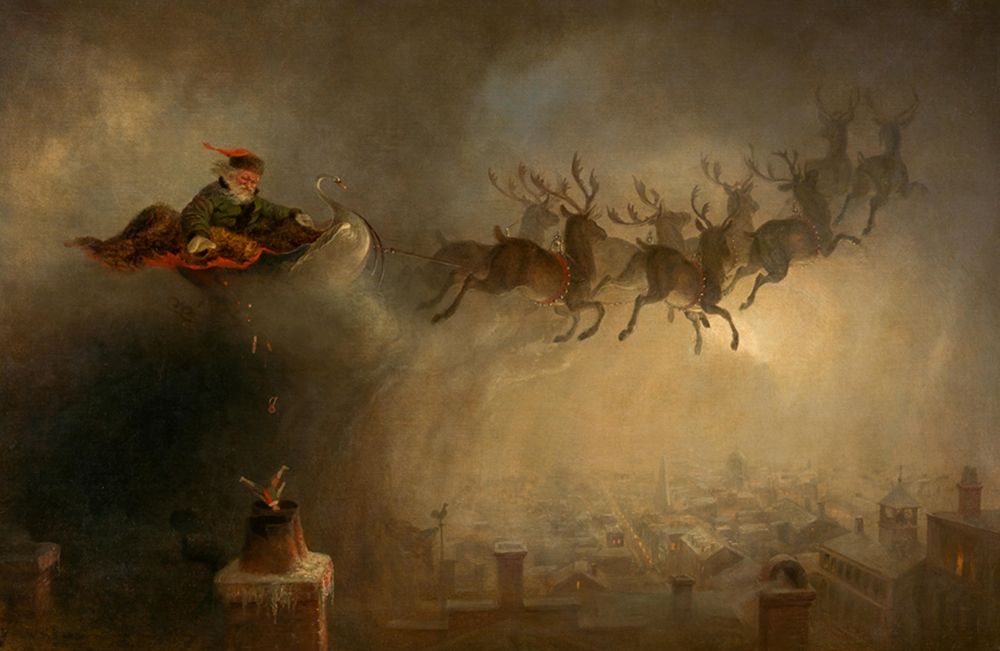 Santa Claus art print by William Holbrook Beard for $57.95 CAD