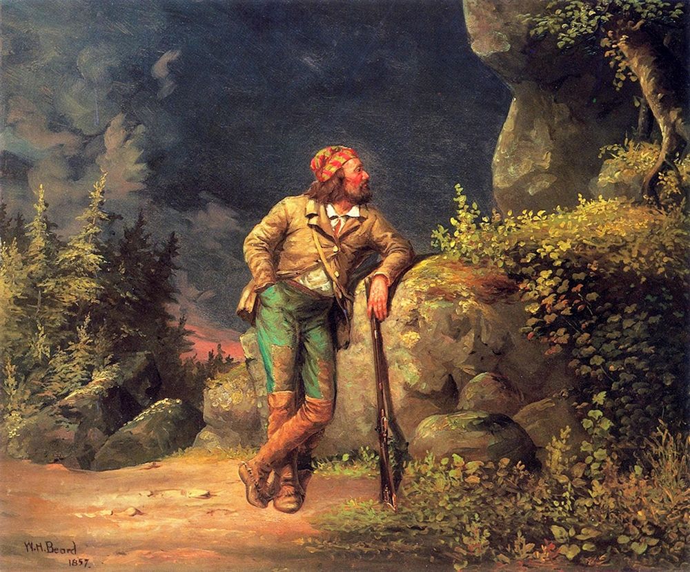 The Trapper art print by William Holbrook Beard for $57.95 CAD