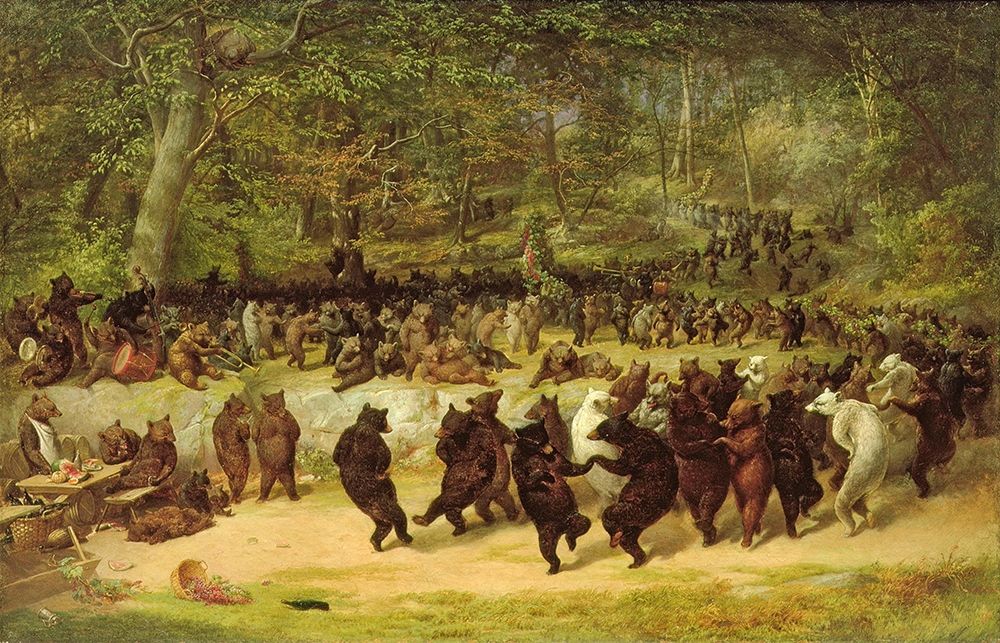 The Bear Dance art print by William Holbrook Beard for $57.95 CAD