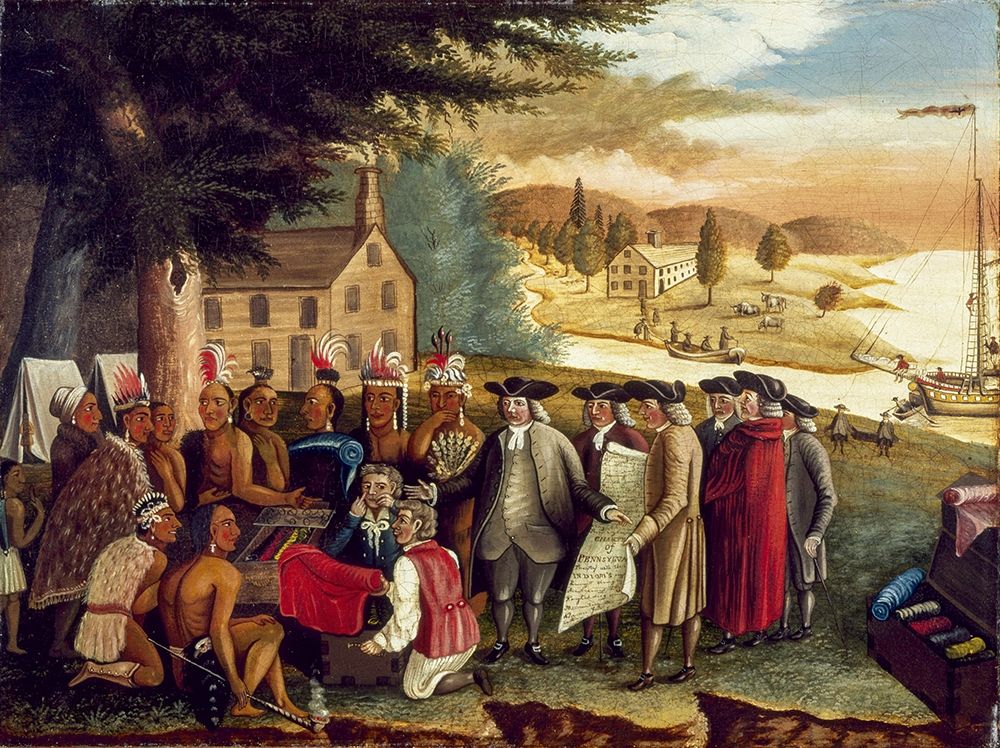 Penns Treaty with the Indians art print by Edward Hicks for $57.95 CAD