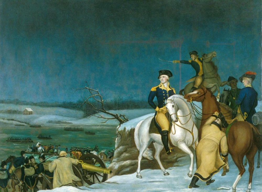 Washington at the Delaware art print by Edward Hicks for $57.95 CAD