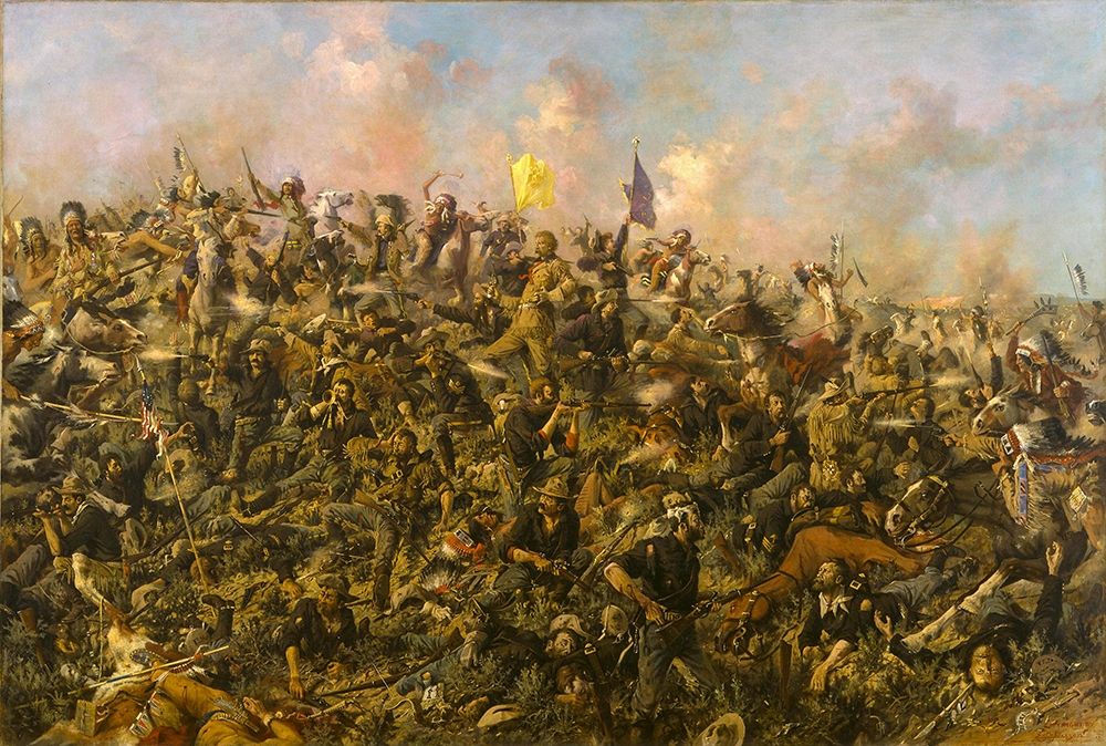Custers Last Stand art print by Edgar Samuel Paxson for $57.95 CAD