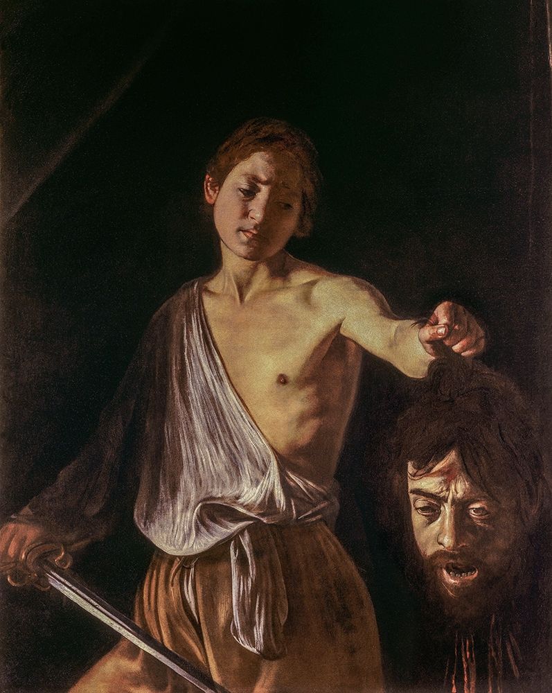 David With The Head of Goliath art print by Caravaggio for $57.95 CAD