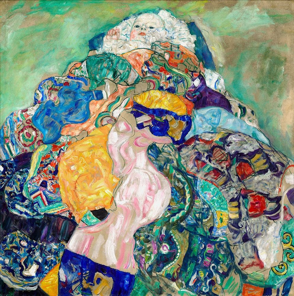 Baby Cradle art print by Gustav Klimt for $57.95 CAD