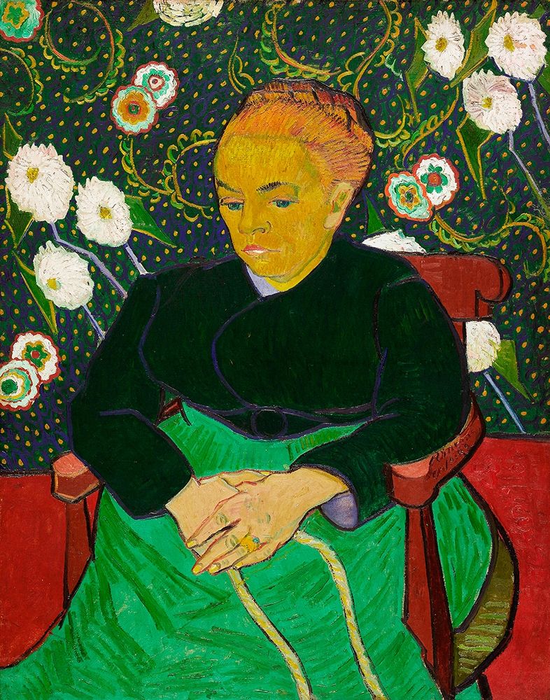 The Berceuse, Woman Rocking a Cradle (1889) art print by Vincent Van Gogh for $57.95 CAD
