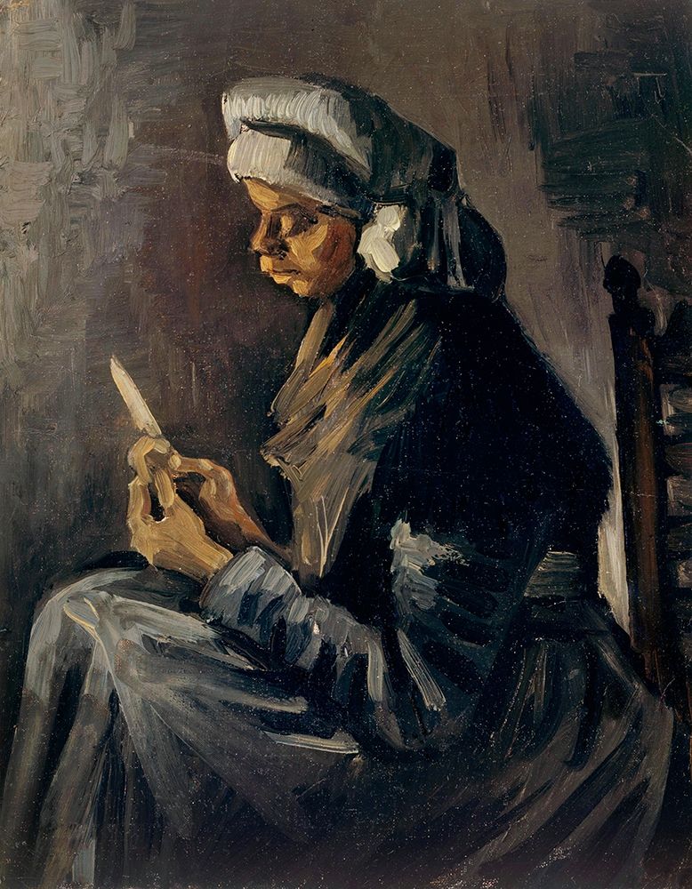 The Potato Peeler (1885) art print by Vincent Van Gogh for $57.95 CAD