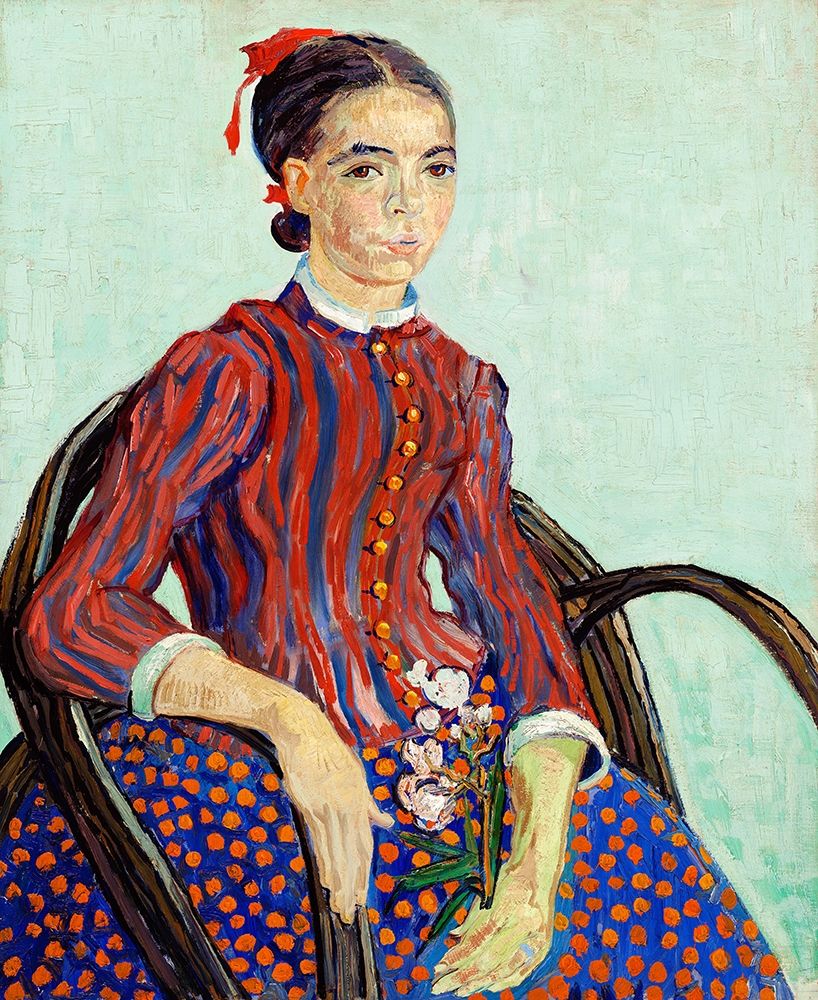 La Mousmé (1888) art print by Vincent Van Gogh for $57.95 CAD