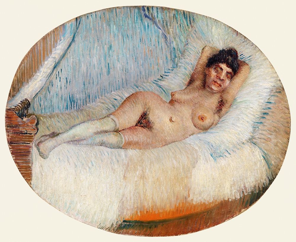 Reclining Nude (Femme nue étendue sur un lit) (1887) art print by Vincent Van Gogh for $57.95 CAD