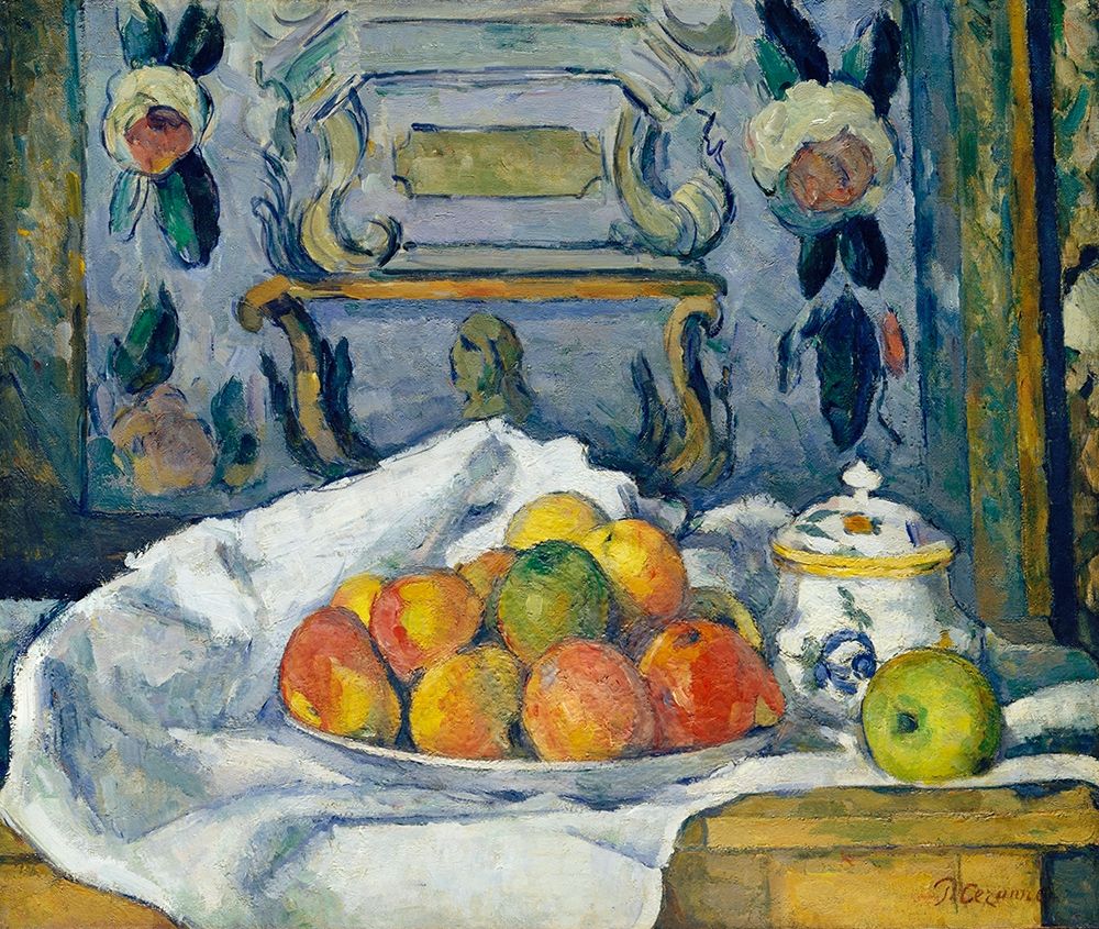 Dish of Apples art print by Paul Cezanne for $57.95 CAD