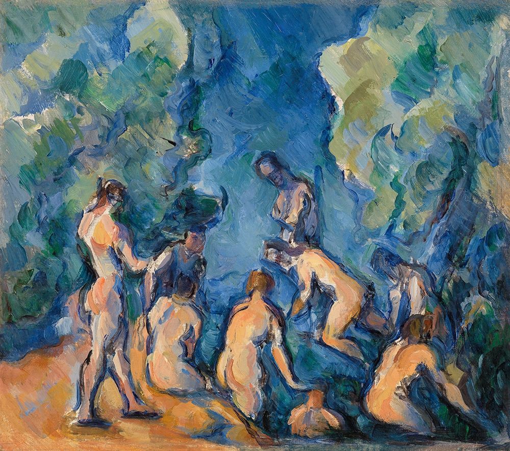 Bathers art print by Paul Cezanne for $57.95 CAD