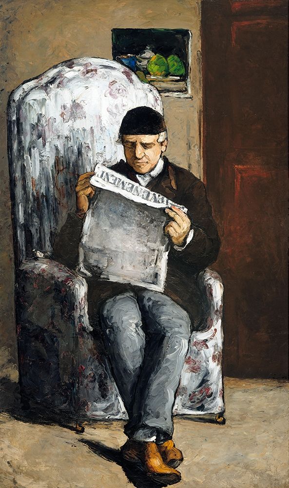 The Artists Father, Reading art print by Paul Cezanne for $57.95 CAD