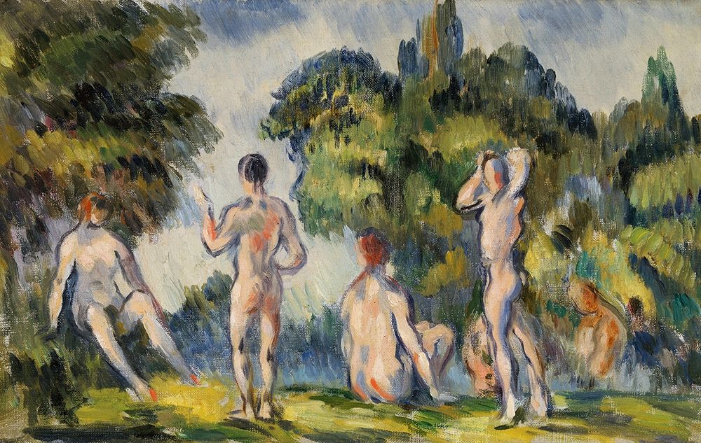 Bathers art print by Paul Cezanne for $57.95 CAD