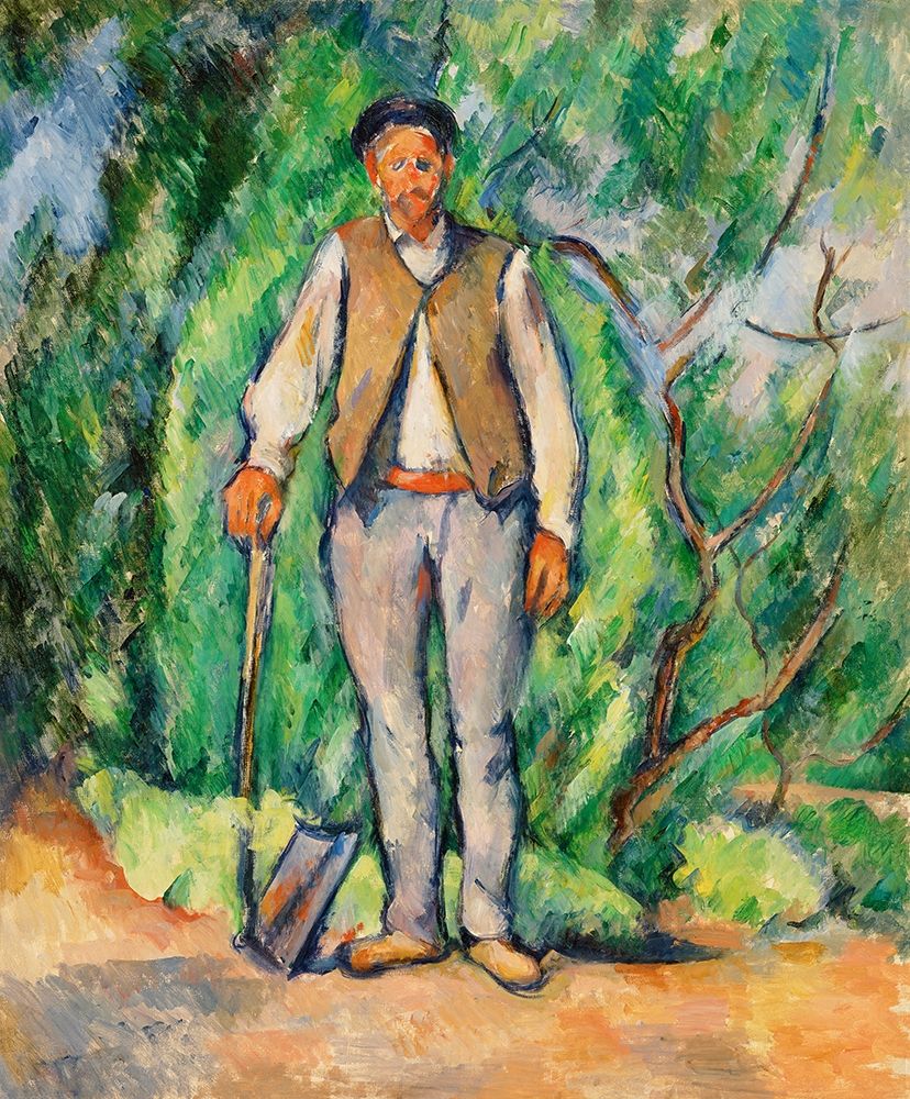 Gardener art print by Paul Cezanne for $57.95 CAD