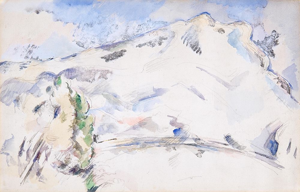 Mont Sainte-Victoire art print by Paul Cezanne for $57.95 CAD