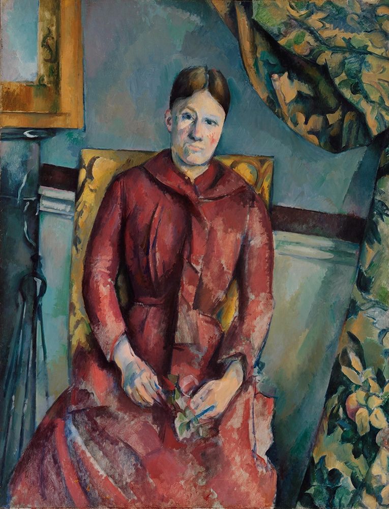 Madame Cézanne art print by Paul Cezanne for $57.95 CAD