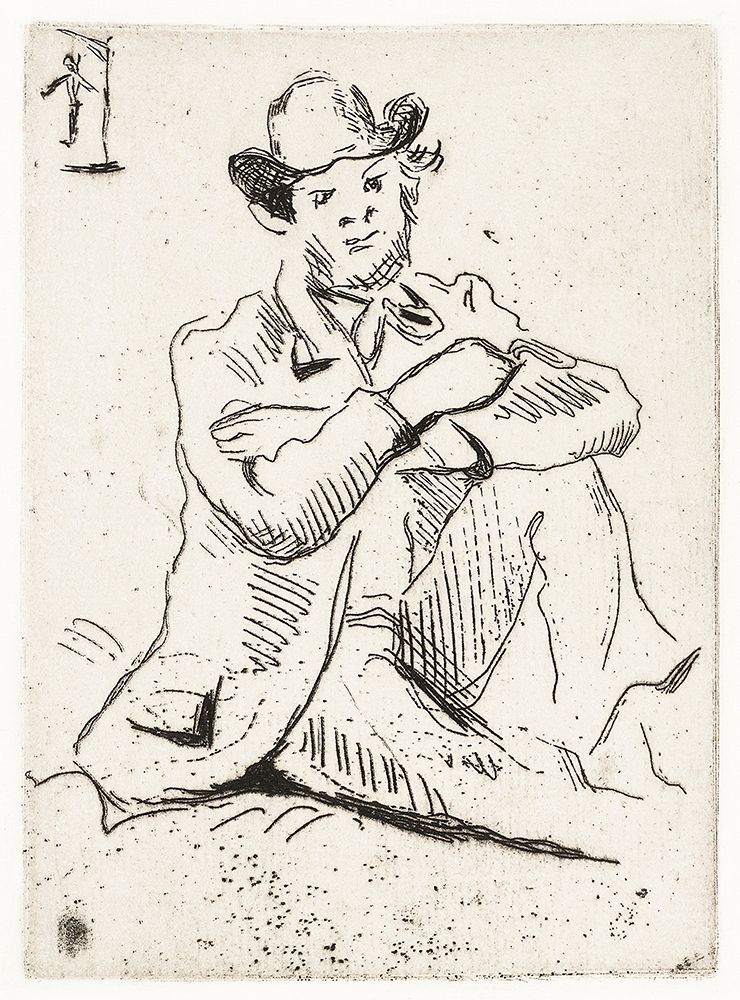 Guillaumin with the Hanged Man art print by Paul Cezanne for $57.95 CAD