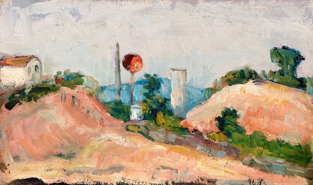 Railroad Cut art print by Paul Cezanne for $57.95 CAD