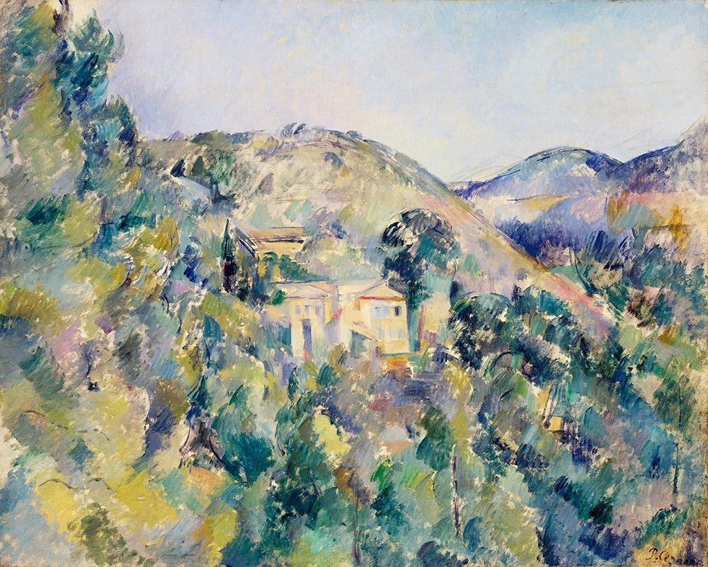 View of the Domaine Saint-Joseph art print by Paul Cezanne for $57.95 CAD