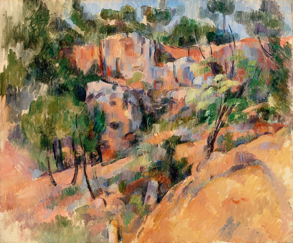 Bibémus Quarry art print by Paul Cezanne for $57.95 CAD