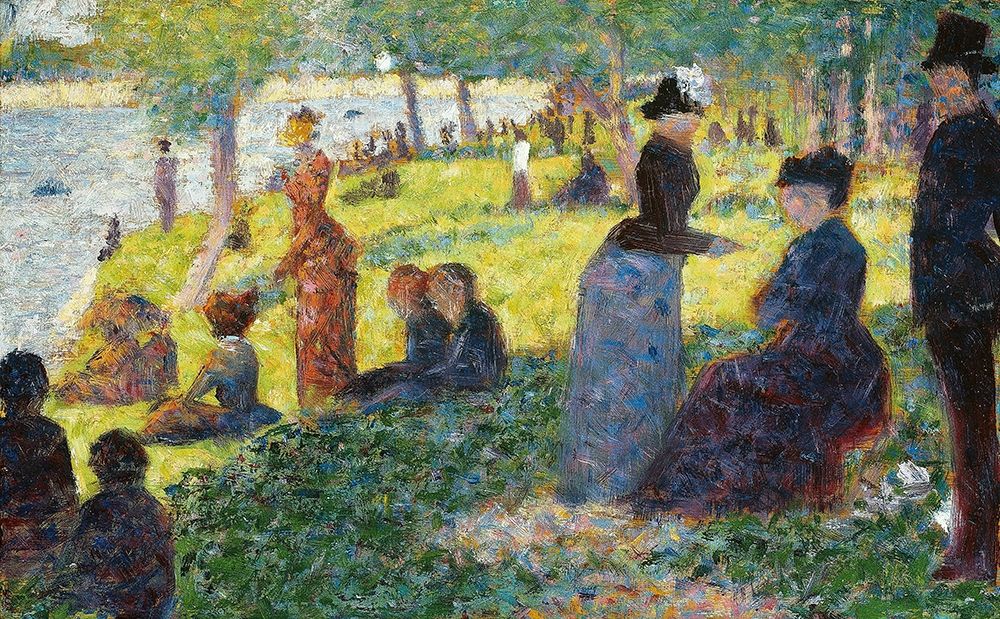 Oil Sketch for La Grande Jatte art print by Georges Seurat for $57.95 CAD