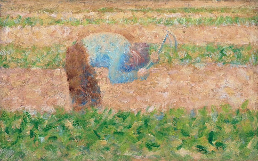 Man with a Hoe art print by Georges Seurat for $57.95 CAD