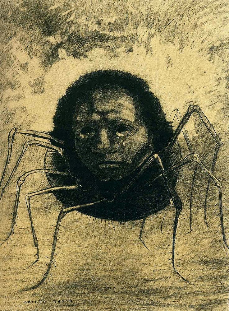 The Crying Spider art print by Odilon Redon for $57.95 CAD