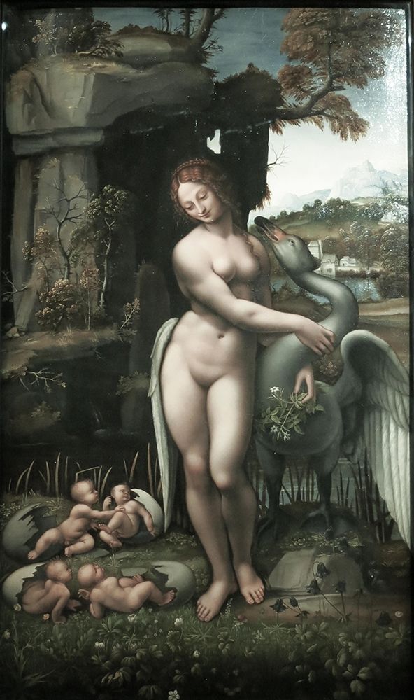 Ledo and the Swan art print by Leonardo da Vinci for $57.95 CAD