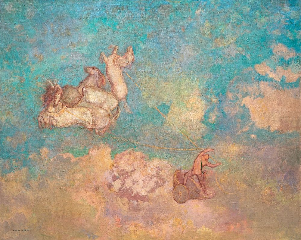 The Chariot of Apollo art print by Odilon Redon for $57.95 CAD