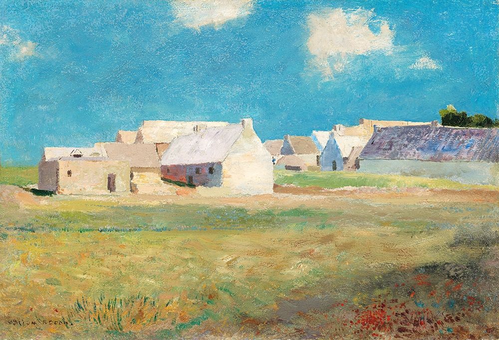 Breton Village art print by Odilon Redon for $57.95 CAD