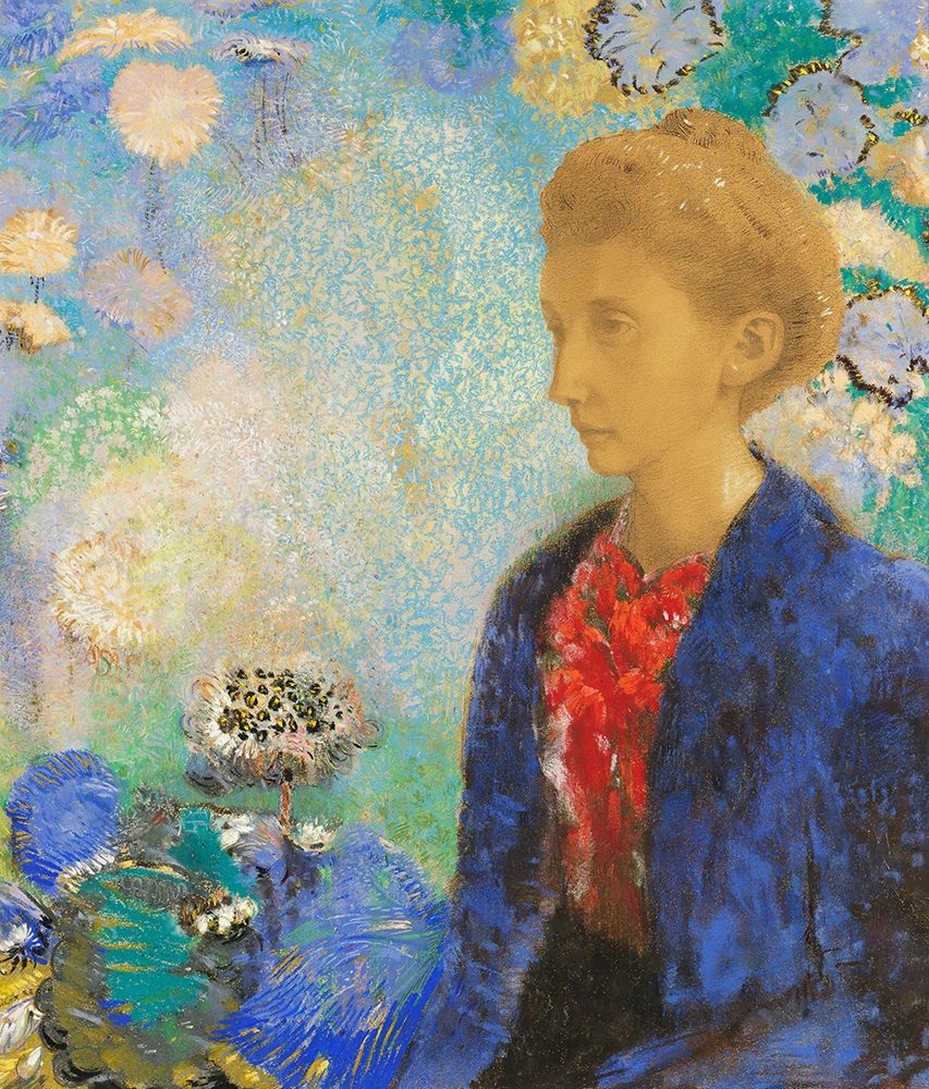 Baronne de Domecy art print by Odilon Redon for $57.95 CAD