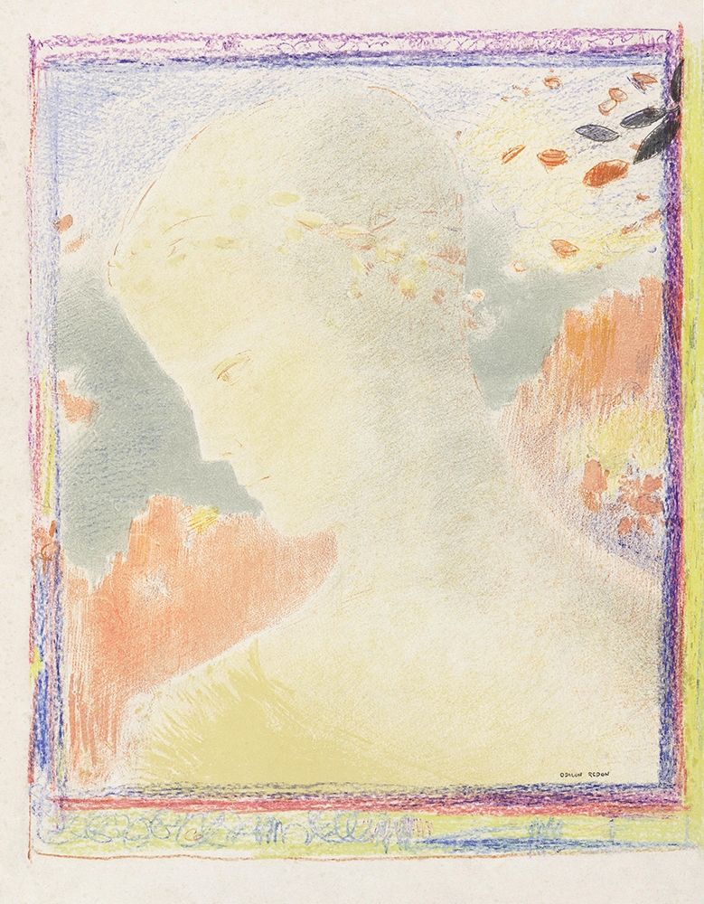 Beatrice art print by Odilon Redon for $57.95 CAD