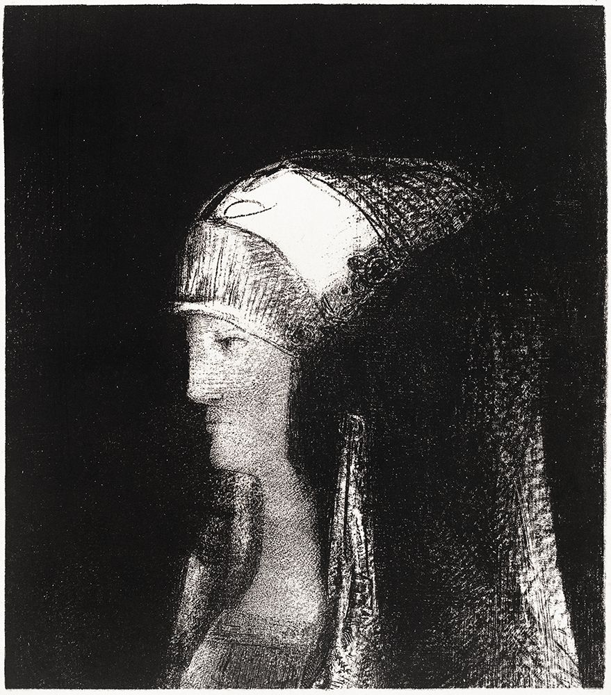 Druidesse art print by Odilon Redon for $57.95 CAD