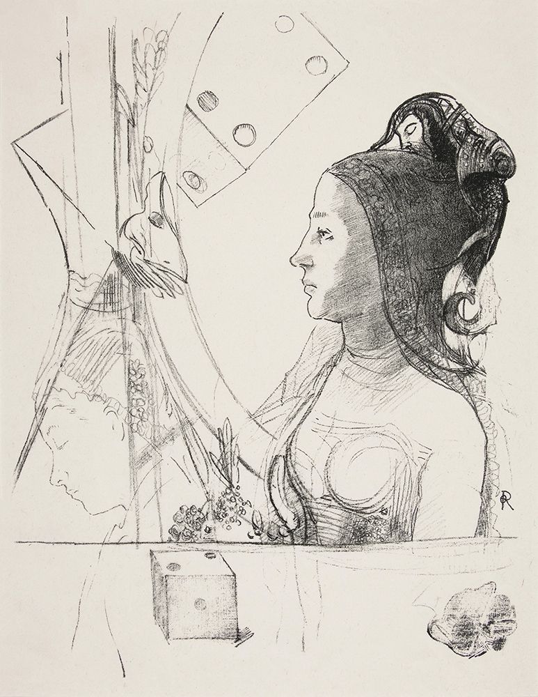 Untitled (1900) from the series Trial Plates art print by Odilon Redon for $57.95 CAD