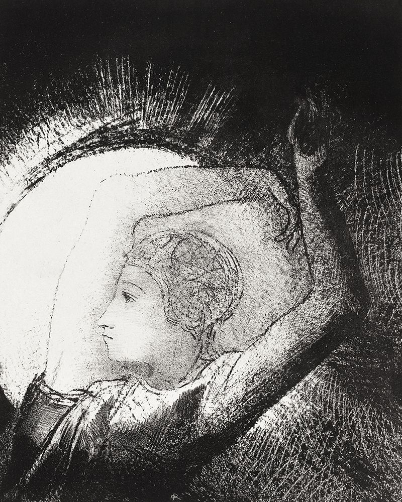 A Woman Clothed with a Sun art print by Odilon Redon for $57.95 CAD
