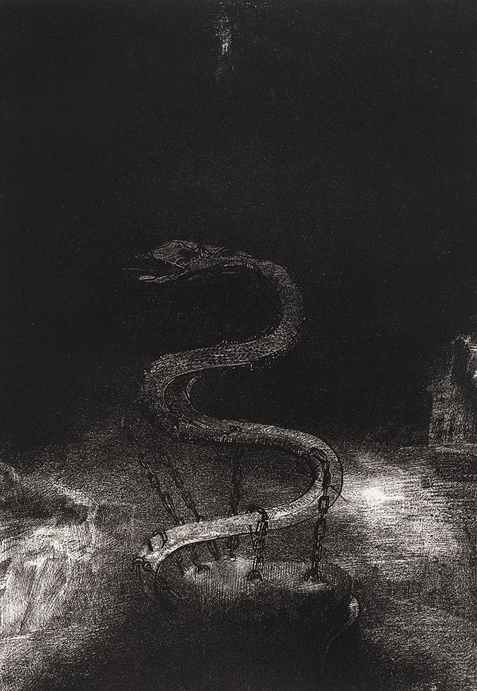 And Bound Him a Thousand Years art print by Odilon Redon for $57.95 CAD