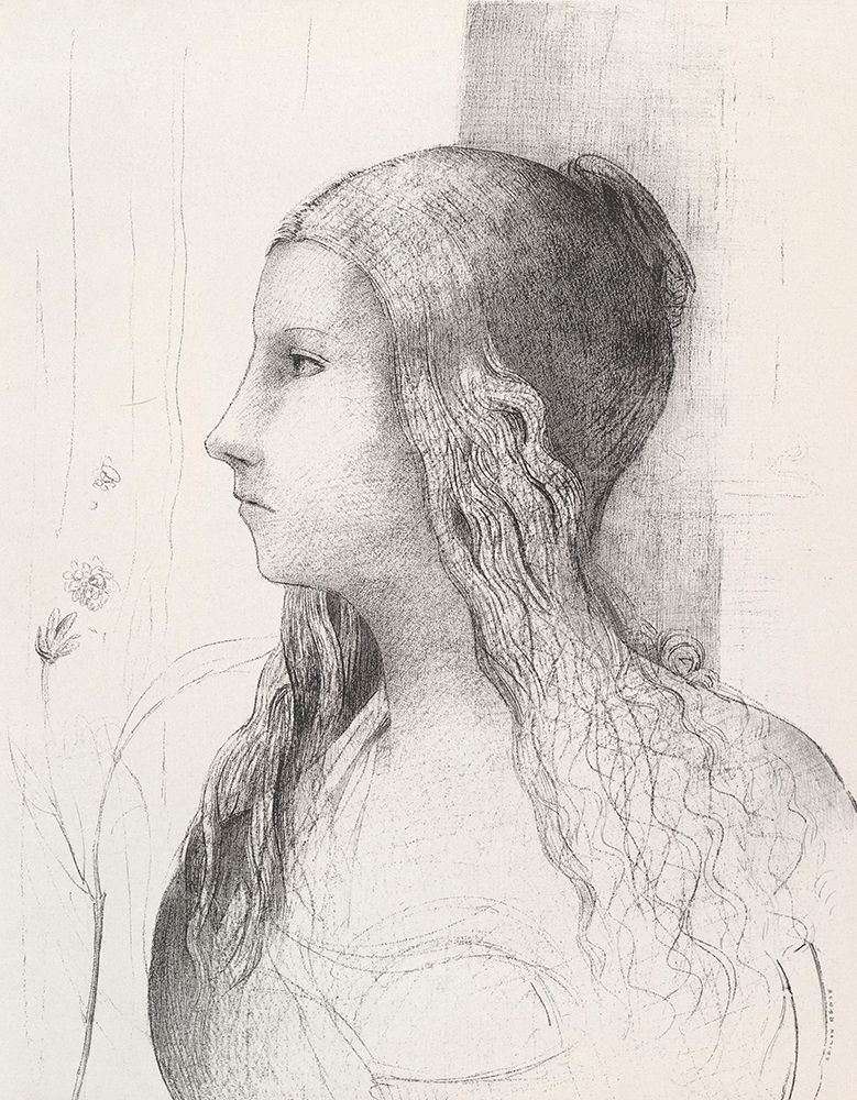Brunnhilde art print by Odilon Redon for $57.95 CAD