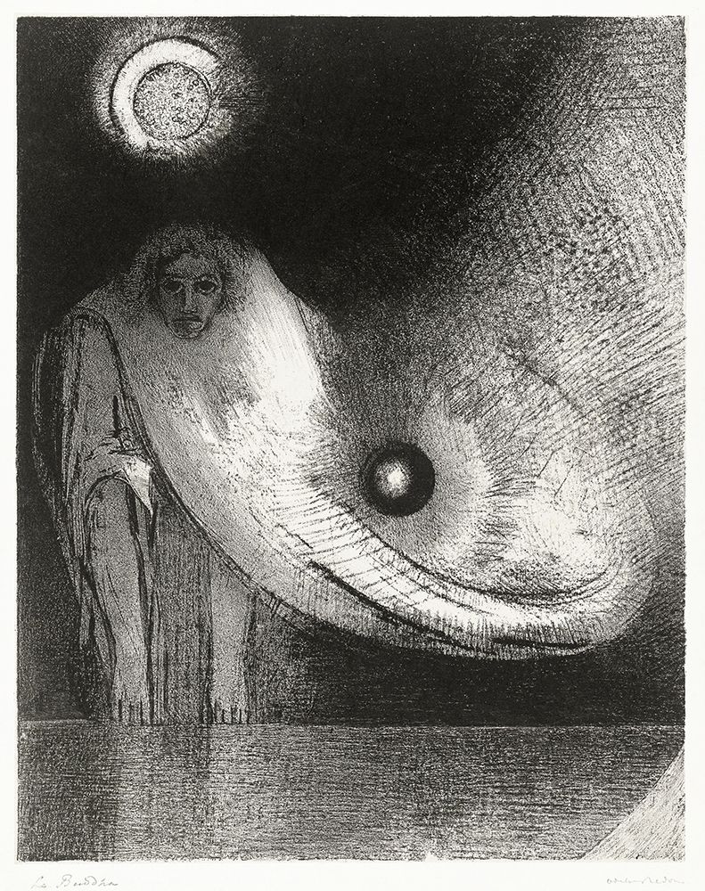 The Buddha art print by Odilon Redon for $57.95 CAD