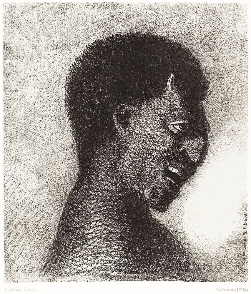 The Satyr with the Cynical Smile art print by Odilon Redon for $57.95 CAD