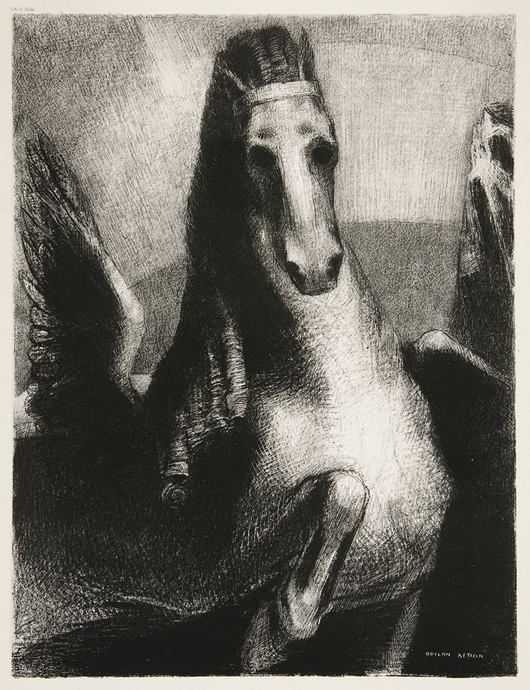 The Wing art print by Odilon Redon for $57.95 CAD
