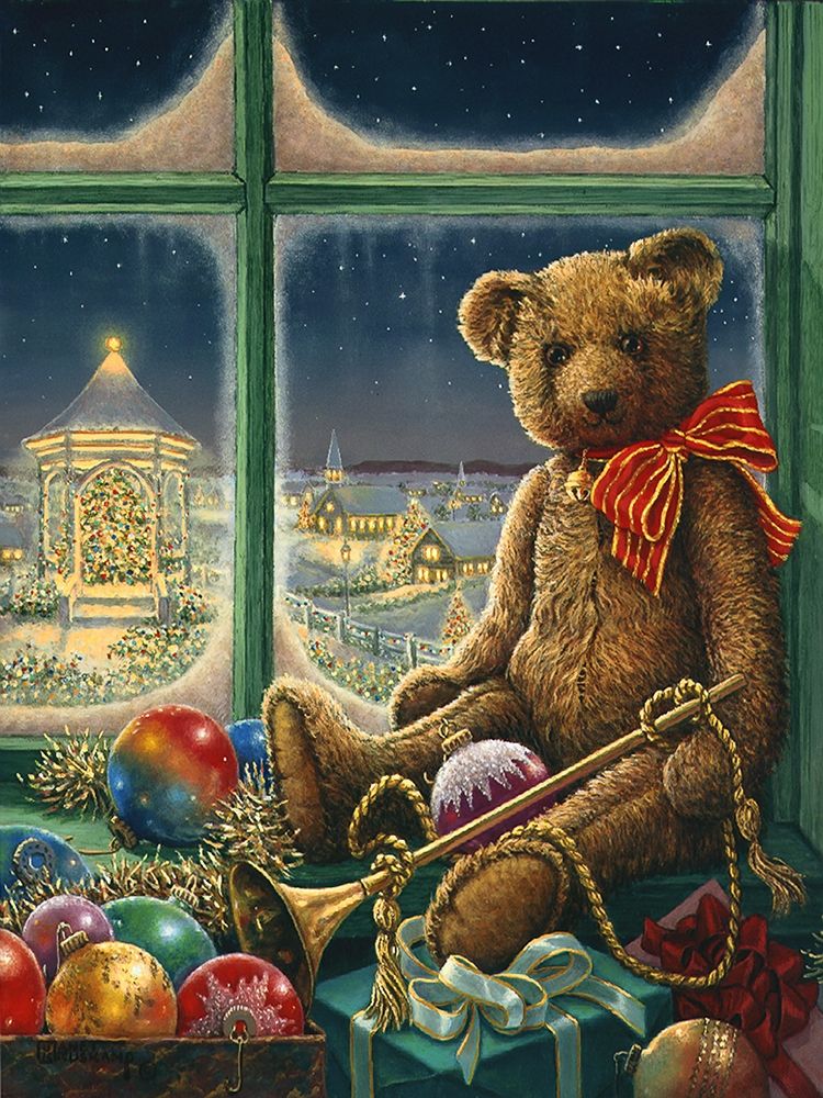 Bentley Celebrates Christmas art print by Janet Kruskamp for $57.95 CAD