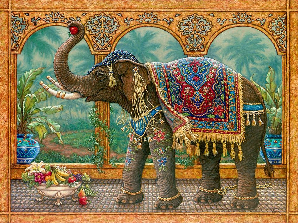 Rajahs Feast art print by Janet Kruskamp for $57.95 CAD