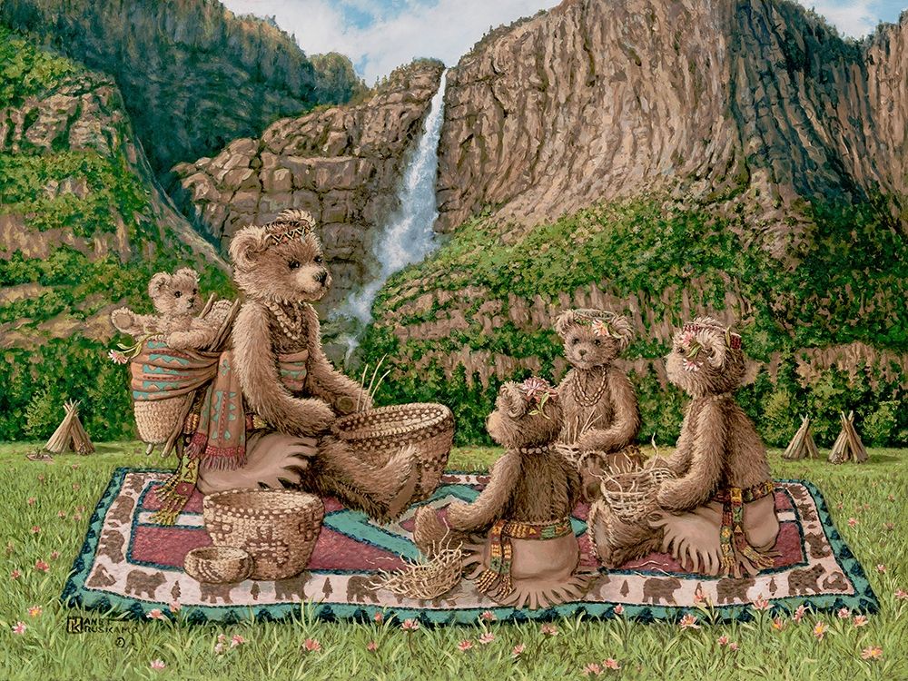 Basket Weavers art print by Janet Kruskamp for $57.95 CAD