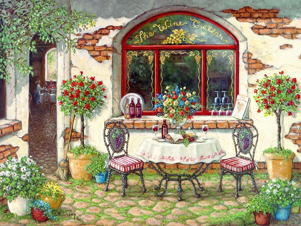 The Wine Cellar art print by Janet Kruskamp for $57.95 CAD